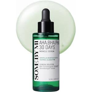 SOME BY MI AHA BHA PHA 30 Days Miracle Serum - 50ml - Siero quotidiano alla centella con niacinamide - Lenisce, purifica i pori e riduce le imperfezioni - Cura coreana