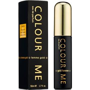 COLOUR ME Gold Femme Profumo da donna, Eau de Parfum 50 ml, Fragranza di lusso - Profumo da donna, persistente Profumi di Milton-Lloyd