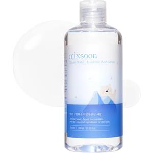 mixsoon Siero all'Acido Ialuronico con Acqua Glacier - Booster di Idratazione Non Grassa, Siero Rassodante per Pelle Radiosa e Luminoso - Formato Mega (10.14 fl.oz / 300ml)