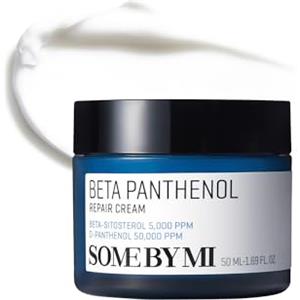 SOME BY MI Beta-Panthenol Repair Cream - 50ml - Crema viso idratante con pantenolo - Ripara la barriera cutanea, lenisce arrossamenti - Con beta-sitosterolo - Cura coreana
