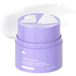 caraseoul Gentle Grinding Burro Struccante - Detergente Viso Coreana, BHA Acido Salicilico & Bakuchiol, Struccante Waterproof, Vasetto Twist-Up, Vegano, Delicato su Occhi e Pelli Sensibili (50ml)