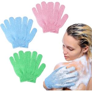 URAQT Guanto Esfoliante Corpo, 6 Pezzi Guanto Scrub Esfoliante Guanti