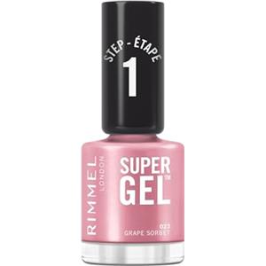 Rimmel London Smalto Unghie Super Gel, 12 ml, Effetto Gel a Lunga Durata, 023 Grape Sorbet
