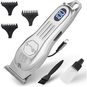 Fagaci Macchinetta per Capelli Professionale 0 mm Taglio Estremamente Fine, per Barba Uomo con Lama a T, Tagliacapelli Rasoio