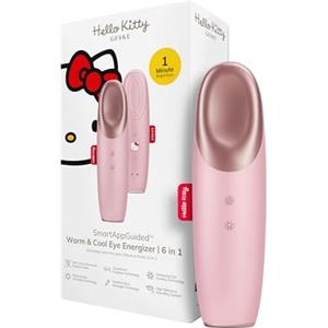 GESKE x Hello Kitty | Dispositivo energizzante occhi effetto caldo e freddo SmartAppGuided™ | 6 in 1 | Massaggiatore contro le occhiaie | Tratta borse e palpebre cadenti | Massaggio oculare elettrico
