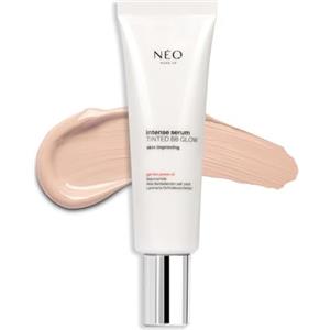NÉO MAKE UP Crema Viso Idratante - BB Cream - Protezione SPF 50 - Illuminante Skin Tint - Intense Serum Tinted BB Glow Cream 01 - Ivory Glow - 30 ml