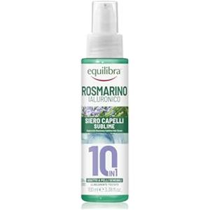 Equilibra, Siero Capelli 10in1, Termoprotettore Anticrespo, con Olio Essenziale Di Rosmarino e Acido Ialuronico, Dermatologicamente e Clinicamente testato, Adatto a Pelli Sensibili, 100 ml