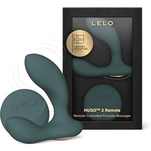 LELO HUGO 2 Massaggiatore Prostatico con App Bluetooth e 10 Modalità di Piacere, Plug Anale da Uomo (HUGO 2 REMOTE Green)