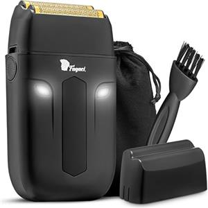 Fagaci Rasoio a Lamina con Rasatura Precisa, Electric Shaver Senza Irritazioni, Rasoio Barba Uomo Elettrico con 8500 giri/min ad Alta Coppia, Shaver Elettrico Barba e Capelli Facile da Pulire