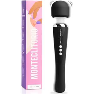 MySecretCase Vibratoreper Donna Magic Wand 32cm Stimolatore per Clitoride 20 Modalità di Vibrazioni Sexytoysys Coppia Masturbatore per Donna Vibratore Clitoride