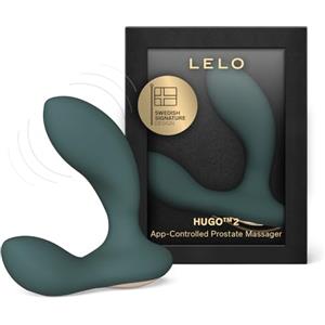 LELO HUGO 2 Massaggiatore Prostatico con App Bluetooth e 10 Modalità di Piacere, Plug Anale da Uomo (HUGO 2 Green)