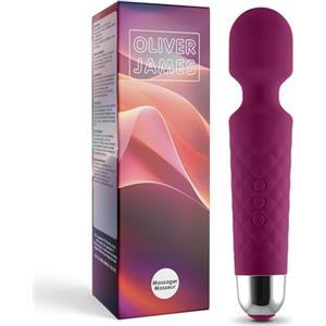 Oliver James Vibratore Sessuale per Donna - Massaggiante Personale Con 8 Velocità e 20 Modalità - Stimolatore Punto G - Dildo vibrante Vibratorepunto squirt Giocattoli Sessuali - Oliver James (Viola di mezzanotte)