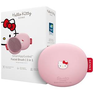 GESKE x Hello Kitty | Spazzola per il viso SmartAppGuided™ | 3 in 1 | Spazzola per la pulizia del viso | Spazzola per la pulizia | Spazzola per il viso in silicone | Pulizia e cura della pelle