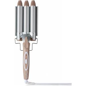 Nyra Beauty Tech Nyra - Ondulatore per capelli a 3 tubi | Ferro arricciacapelli professionale a onde grandi | 2 temperature (170°C e 220°C) | 95W | Tensione 220-240V | Cavo girevole 1,5 m | Classe elettrica II