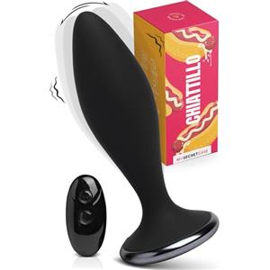 MySecretCase Analesex Toys Dilatatore Ano per Donna Plug Anale Vibrante con Comando a Distanza. Dilatatore Ano per Uomo 10 Modalità di Vibrazione Vibratore Anale Anal Plug Ricaricabile USB Waterproof