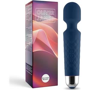 Oliver James Vibratore Sessuale per Donna - Massaggiante Personale Con 8 Velocità e 20 Modalità - Stimolatore Punto G - Dildo vibrante Vibratorepunto squirt Giocattoli Sessuali - Oliver James Zaffiro di mezzanotte