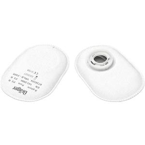 Dräger X-plore filtro antiparticolato a baionetta Pure P3 per aerosol/particelle | 1 paio | Filtro di ricambio per maschere intere e semimaschere X-plore 3300, 3500 e 5500
