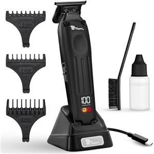 Fagaci Macchinetta per Capelli Professionale Zero Gap, Trimmer Barba Affilatura 5 Volte Più Duratura Tagliacapelli Professionale, Brushless Motor Rasoio Capelli Uomo 0 mm, Tagliacapelli a Zero