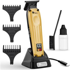 Fagaci Macchinetta per Capelli Professionale Zero Gap, Trimmer Barba Affilatura 5 Volte Più Duratura Tagliacapelli Professionale, Brushless Motor Rasoio Capelli Uomo 0 mm, Tagliacapelli a Zero