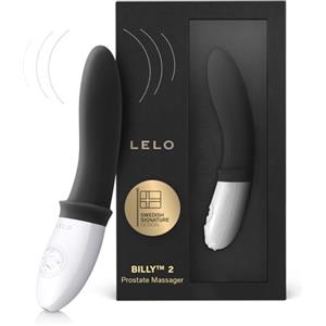 LELO BILLY 2 Massaggiatore Prostatico, Stimolatore Impermeabile per l'Uomo, Sex Toy Liscio e Ricaricabile per il Punto P, Vibratori anali, Nero