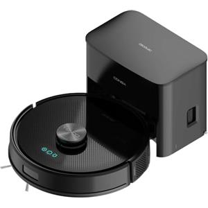 Cecotec Robot Aspirapolvere e Lavapavimenti con Base Autovuotante Conga Y70. Navigazione Laser, 20000Pa Pressione Aspirazione, Spazzola in Silicone Speciale Animali, Base con Sacco Polvere 3L