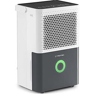 TROTEC Deumidificatore elettrico TTK 33 E - potenza 14 L/giorno - superficie 15 m² / 37 m³ - deumidificatore per ambienti - per appartamenti e camere da letto