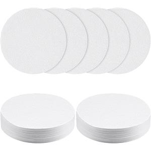 HOTUT Filtri Caffè in Carta 100 Pezzi, 58mm Carta Filtro per Caffè Rotonda Filtri da Non Sbiancati, 100% Naturale Monouso, per Macchine da Caffettiere Moka Pot