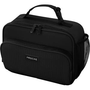 Veki Borsa Termica Porta Pranzo 6.3L, Borsa Frigo Ufficio per Donna e Uomo, Piccola Borse Termiche, Borsa Pranzo Impermeabile, Borsetta Termica per Lavoro, Scuola, Picnic, Viaggi (Nero)