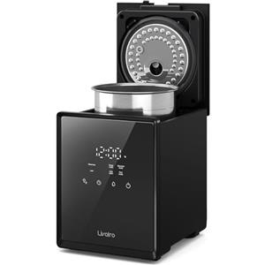 Livatro Umidificatore Ambiente Top Fill,3L Umidificatore a Vapore Caldo in Acciaio Inox, Riduce del 99,97% dei Batteri, Timer e Modalità Sonno, per Bambini, Ufficio,Camera da Letto,Salotto