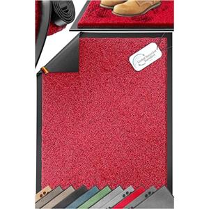 KESSER Zerbino antiscivolo, per interni ed esterni, lavabile e resistente alle intemperie, 7 mm di spessore e 3,2 kg/m², per ingresso della porta, tappeto per ufficio e antisporco, zerbino