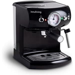 Innoliving Macchina da Caffè Espresso 4 in 1 INN-789 Multistandard, Compatibile con Capsule Nespresso, Dolce Gusto, Cialde ESE e Caffè Macinato, Pompa 20 Bar, Serbatoio Estraibile 600 ml