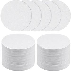 HOTUT Filtri Caffè in Carta 400 Pezzi, Rotondi Non Sbiancati, 100% Naturale Monouso, per Macchine da Caffè e Caffettiere Moka Pot 54mm