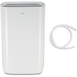 MEDION DH20 deumidificatore (elettrico, 20 litri/24h, fino a 20mq, 43db silenzioso, bagno, camera da letto, serbatoio dell'acqua da 5,4 litri, modalità lavanderia, timer, rulli per pavimenti, MD12048)