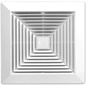 A2ZWORLD Ventola Aspirazione Bagno Da Muro o Soffitto, 300X300mm, Foro 250X250mm, Profondità 150mm, 30W 230V 50Hz, 220m³/h 35dB