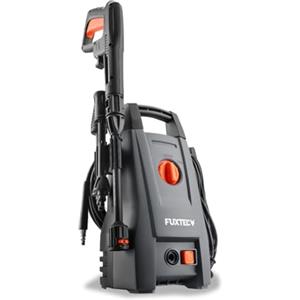 FUXTEC Idropulitrice Elettrica ad Alta Pressione FX-HDR1400, 1400W, 110 Bar, con Tubo da 5m, Pistola e Ugello Regolabile, Leggera per Auto, Giardino e Terrazze