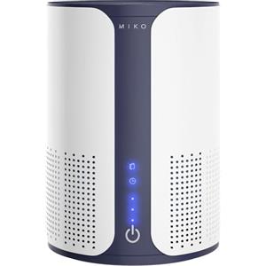 MIKO Purificatore d'aria per la casa, purificatore d'aria HEPA H13, copre fino a 86 mq in una stanza grande. 3 velocità della ventola, timer incorporato, CADR di 150, modalità sonno