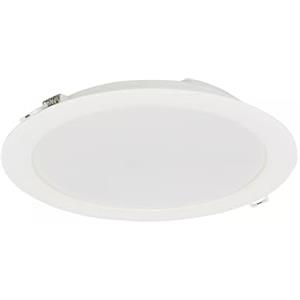 PILA Faretto LED da incasso a soffitto con diametro di 225 mm e altezza di 3,5 cm, luce bianca neutra (4000 K), 20 W, 2000 lumen, non dimmerabile, CRI80, IP20, durata utile 20.000 ore