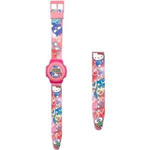 My sweety pop Orologio digitale per bambini, scuola materna, asilo - festa - idea regalo - cinturino regolabile, Hello Kitty, Bambino
