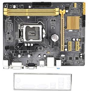 Plyisty Scheda Madre Desktop LGA 1150, Scheda Madre per Computer con Chipset H81 per Core I7 I5 I3 Pentium Celeron di Quarta Generazione, con Alimentazione Trifase e Supporto DDR3 da 16 GB