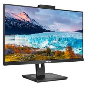 Philips Monitor 272S1MH 27 pollici 1920x1080, FHD, 75Hz, IPS Panel, 4ms GtG, USB HubWebcam, Speakers, Height Adjustment, (HDMI1x 1.4 DP 1x 1.2) Nero