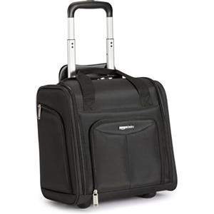 Amazon Basics Bagaglio per vano sottosedile, 34 x 24 x 36cm, Nero