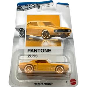 Hot Wheels - '69 COPO Camaro - JKY50 - Silver Series 5/6 - Pantone 2013 - Premium Card - giallo - modello ufficiale - Mattel 2026-1:64 - Pantone Color Edition