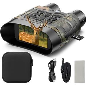 HOTPEAK Binocolo 4K Ultra HD 112MP - Visione Notturna a Colori