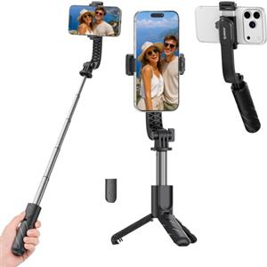 ORICO Bastone Selfie Mini Treppiede, Asta in Alluminio Estensibile 67 cm, Supporto Telefono Girevole a 360°, Design Leggero 139g Portatile, Compatibile con iPhone e Tutti i Dispositivi Android