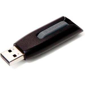 VERBATIM Chiavetta USB Store 'n' Go V3 I USB-3.2 Gen 1 I 256GB I Memoria USB con meccanismo a scorrimento I USB-3 interfaccia SuperSpeed I Memoria esterna per Laptop Notebook ecc. I nera