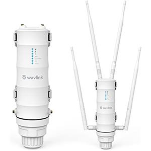 Wavlink AC1200 Ripetitore WiFi Extender Potente/Amplificatore WiFi PoE Passivo Sostenere POE/Dual Band 2.4+5GHz/4 Antenna WiFi Lunga Distanza(Porta LAN Gigabit PoE)…, WN572HP3