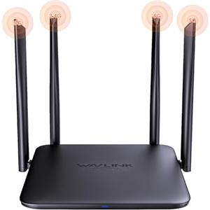 WAVLINK Router WAVLINK BE5100 WiFi 7, Router Gaming Doppia Banda, Supporto 2,5G WAN, 4 LAN Gigabit, Mix WPA2/WPA3, WiFi Ospiti, Controllo Parentale, QoS, MU-MIMO, IPv6 & VPN Avanzato per Casa