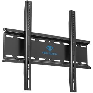 PERLESMITH Supporto da Parete per TV per la Maggior Parte TV LED, LCD, OLED, Piatto e Curvo da 26-75 pollici Staffa TVs con Max VESA 400x400 mm Peso fino a 52kg