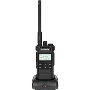 Retevis RT86S Ricetrasmittenti Professionali, Walkie-Talkie a Lungo Raggio con LCD di Facile Lettura,Torcia a LED, Tipo C 2600mAh Walkie Talkie Ricaricabili per Adulti, Logistica (Nero, 1 Pz)