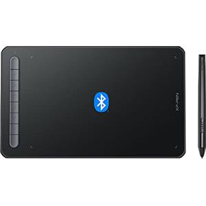 XP-PEN Deco MW Tavoletta grafica Bluetooth, 8"x5" Wireless con X3 Smart Chip, 60° Tilt con penna senza batteria, per disegnare, home office ed e-learning (nero)